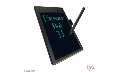 BeaverPad® Canada lanza la BeaverPad®II - la versión mejorada de la popular tableta de escritura LCD BeaverPad® con almacenamiento y sincronización.