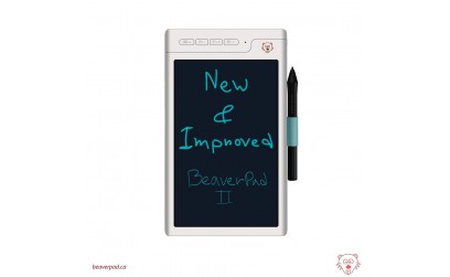 BeaverPad®II 10" Smart LCD Writing Pad (eWriter) & Graphics Tablet - White