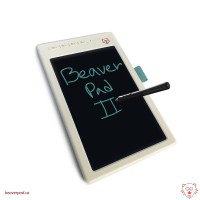 BeaverPad®II 10" Smart LCD Writing Pad (eWriter) & Graphics Tablet - White
