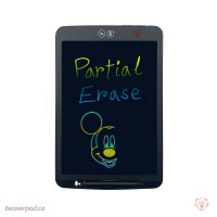 BeaverPad® 11" Multi-coloured LCD Writing Pad (eWriter) with Partial Erase 