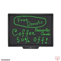20" LCD Writing Board for Shops, Offices & Schools with High Visibility & Thick Lines