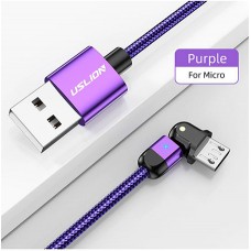 USLION Magnetic USB Cable with 720° rotation (1m Length)