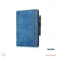 Denim Textured PU leather Folio Case Cover with Smart Stand for BeaverPad® 10" LCD Writing Pad