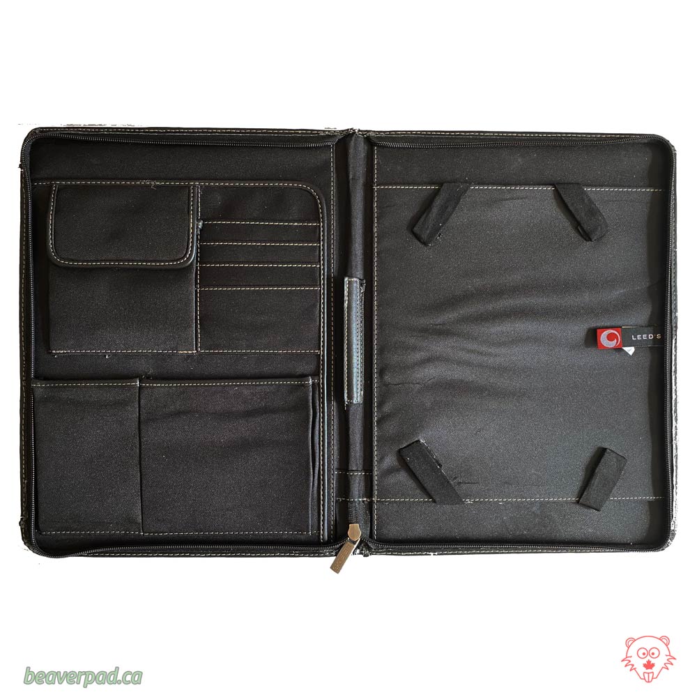 PU Leather Padfolio & Organizer Cover Case for BeaverPad® 10 Writing Pad  (Refurbished) - BeaverPad® Canada