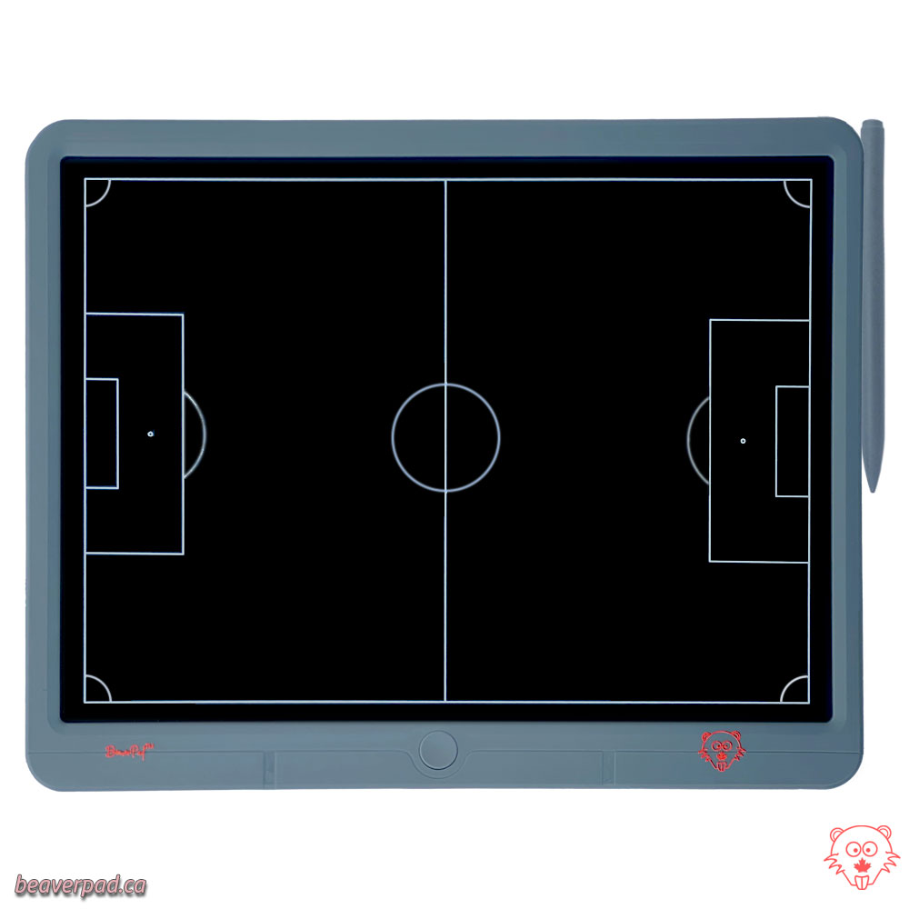 Premium Portable Professional Football/Soccer Coaching Strategy Clipboard Training Assistant Equipment with Write Wipe 2-in-1 Pen and Dry Eraser Pure Vie 20.86'' x 12.20'' Coaches Tactical Board 