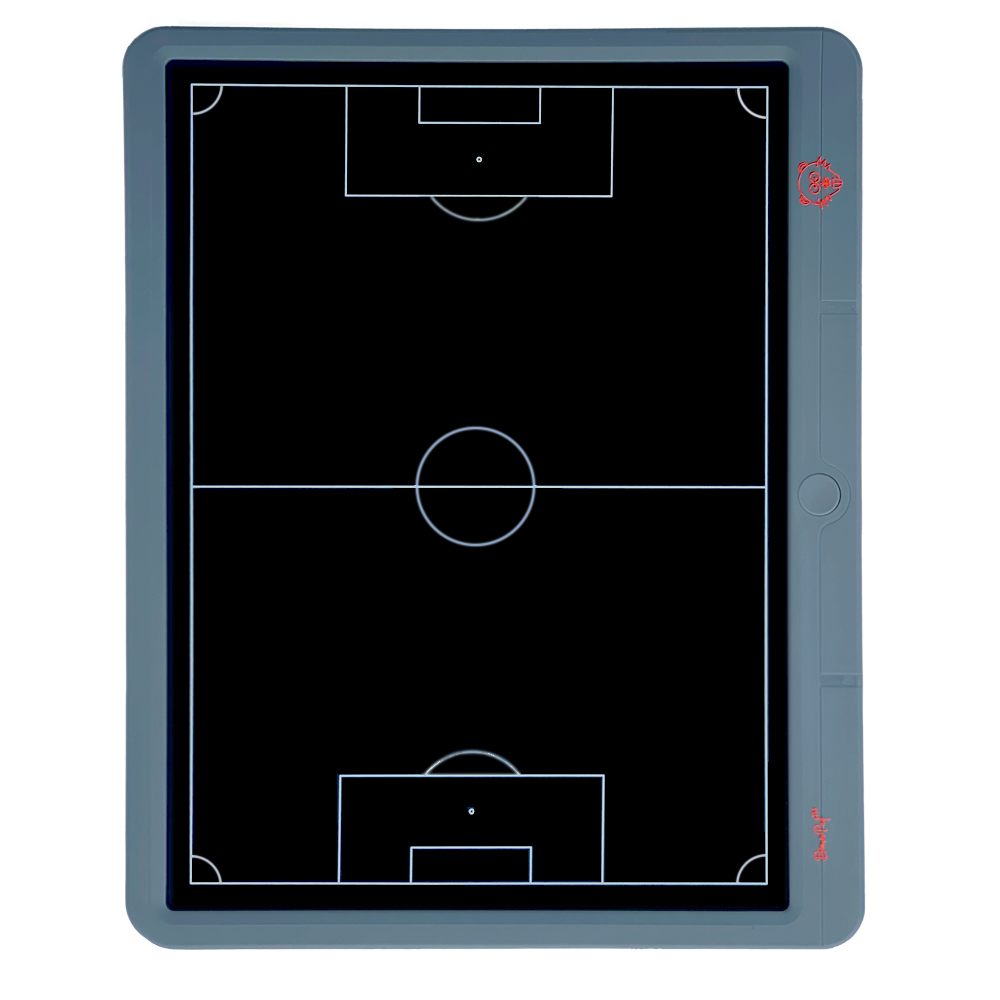 Pure Vie 20.86'' x 12.20'' Coaches Tactical Board Premium Portable Professional Football/Soccer Coaching Strategy Clipboard Training Assistant Equipment with Write Wipe 2-in-1 Pen and Dry Eraser 
